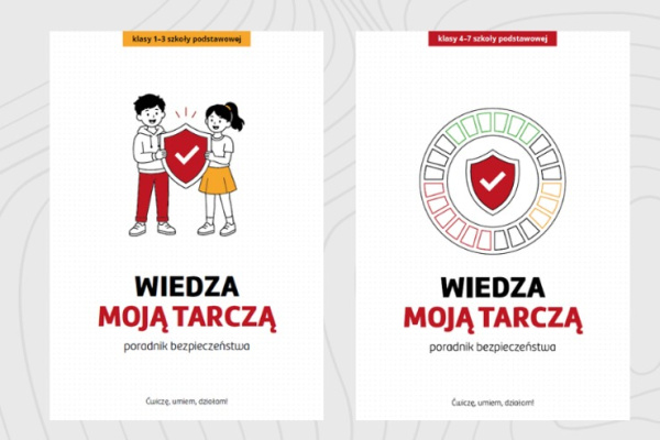 �Wiedza moj� Tarcz��- prezentujemy poradniki bezpiecze�stwa dla uczni�w szk� podstawowych